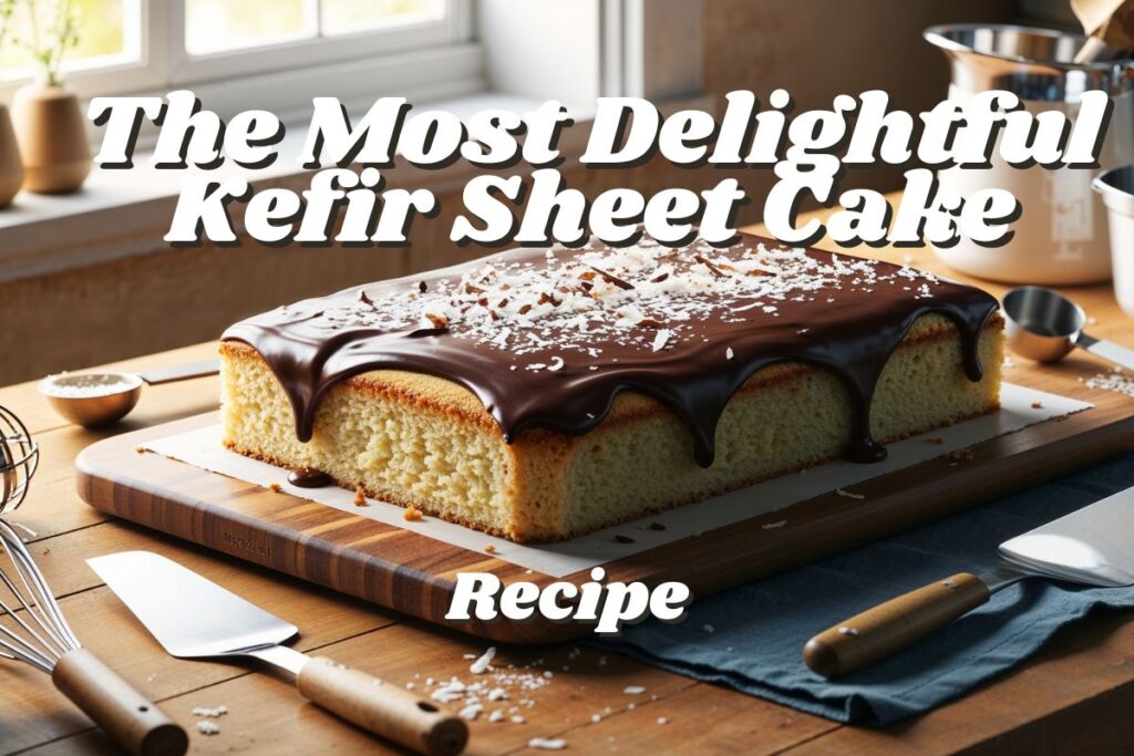 The Most Delightful Kefir Sheet Cake for 2025 – Quick and Easy Guide 4 a kefir sheet cake with chocolate icing on top